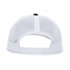JMU 50th Anniversary Adjustable Mesh-Back Hat, Black Heather/White