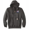 DeSales Rugby Carhartt 1/4-Zip Hoodie, Carbon
