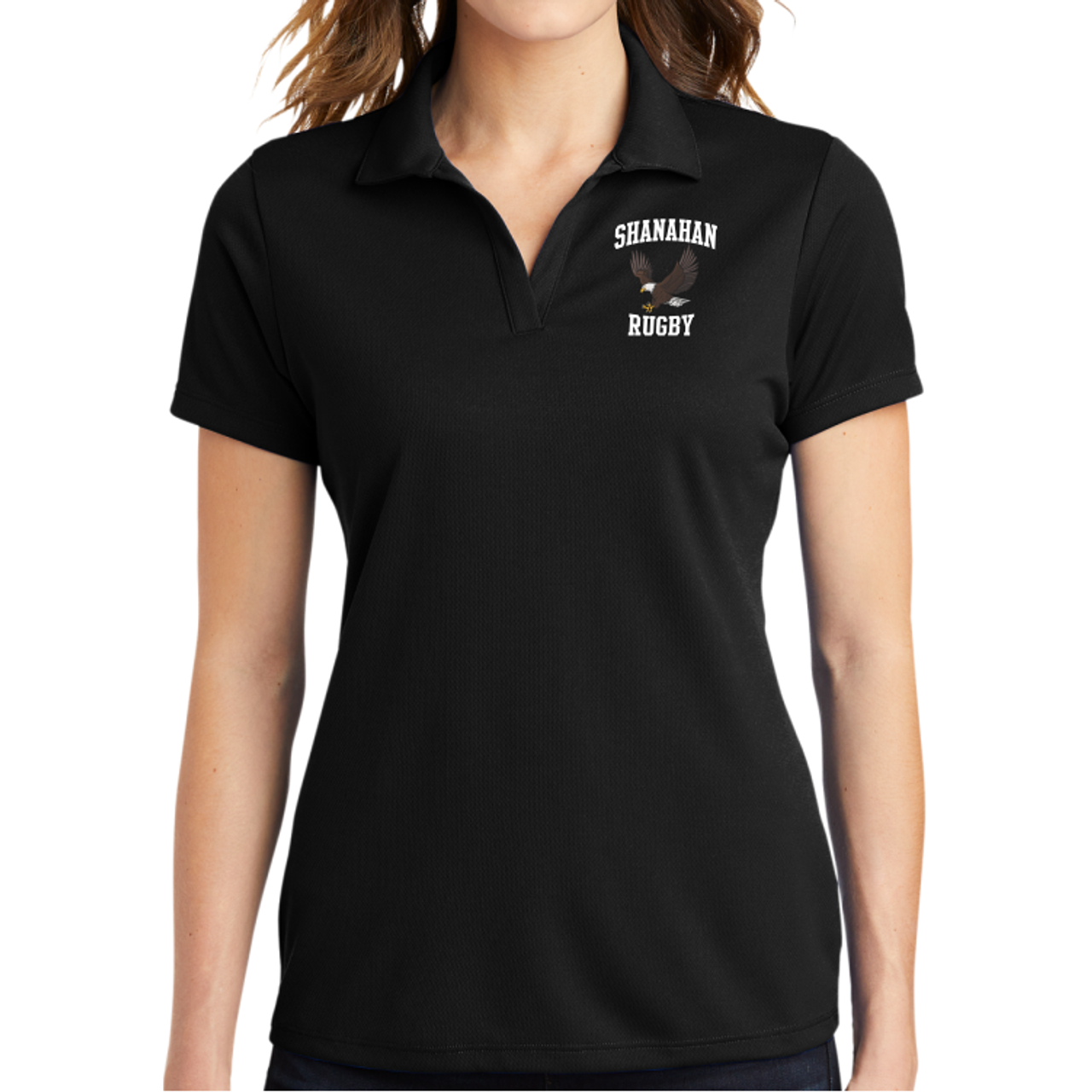 Bishop Shanahan Performance Polo, Black