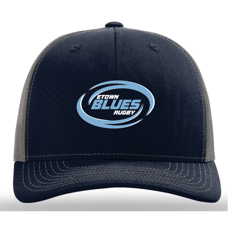 Elizabethtown Blues Meshback Hat, Gray/Navy