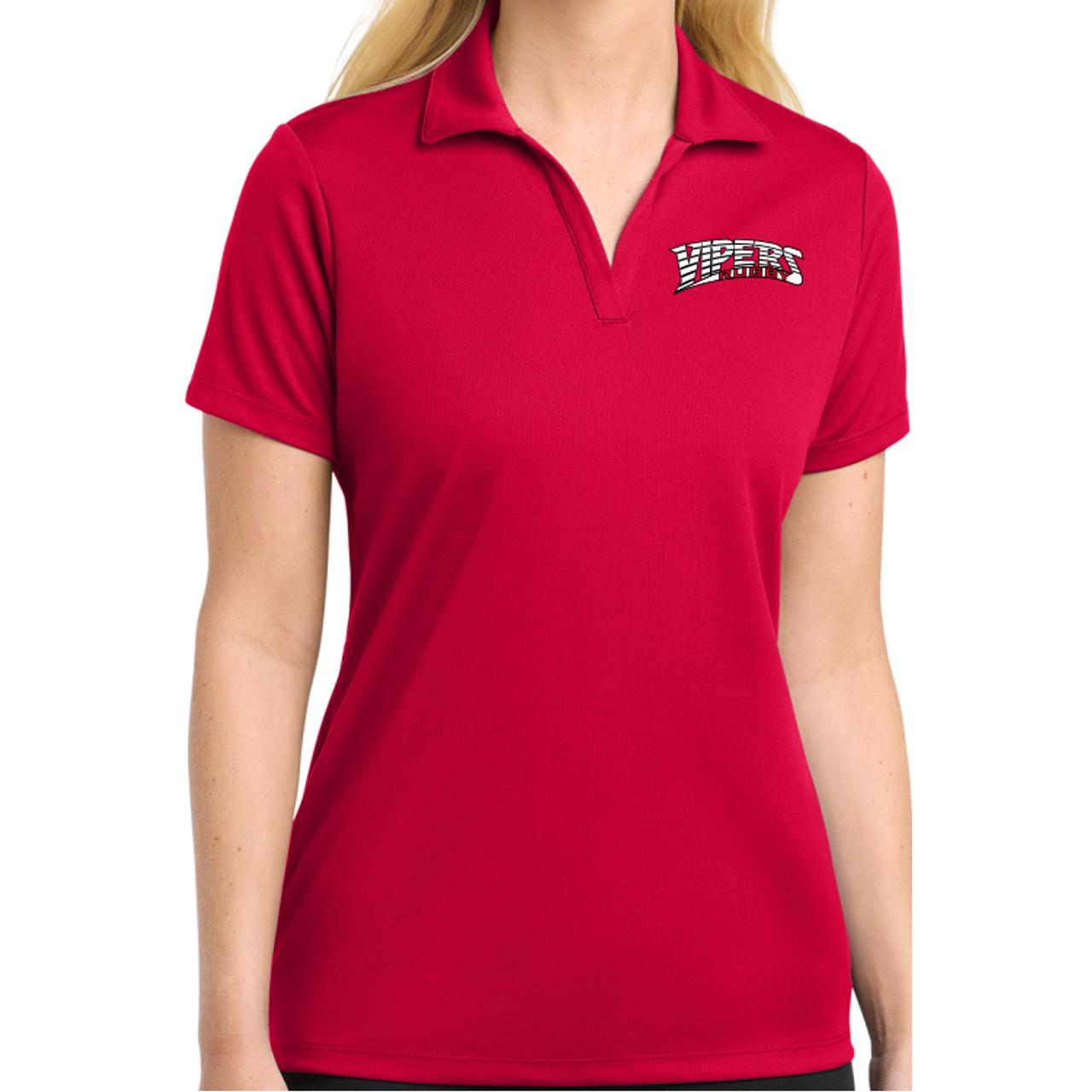 Vipers Rugby Performance Polo, Red