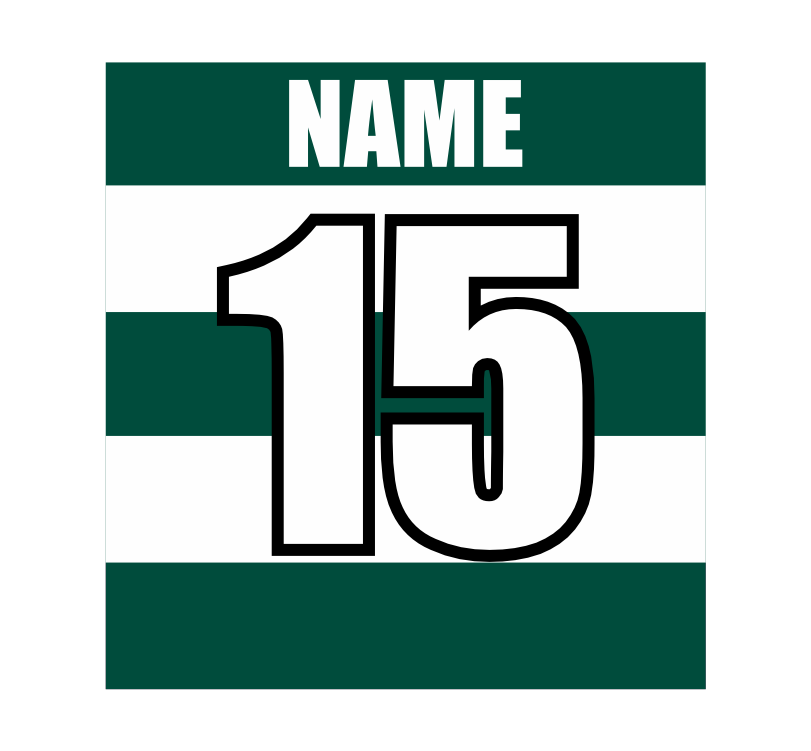 Magnolia Drifters Old School Polo, Green/White