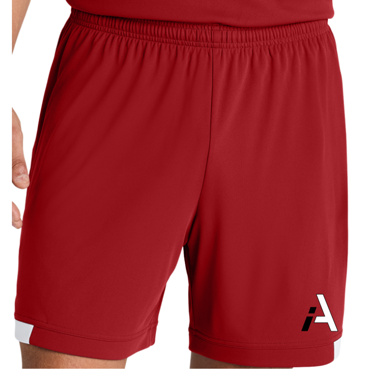 Infinite Athletics Gym Shorts, Red