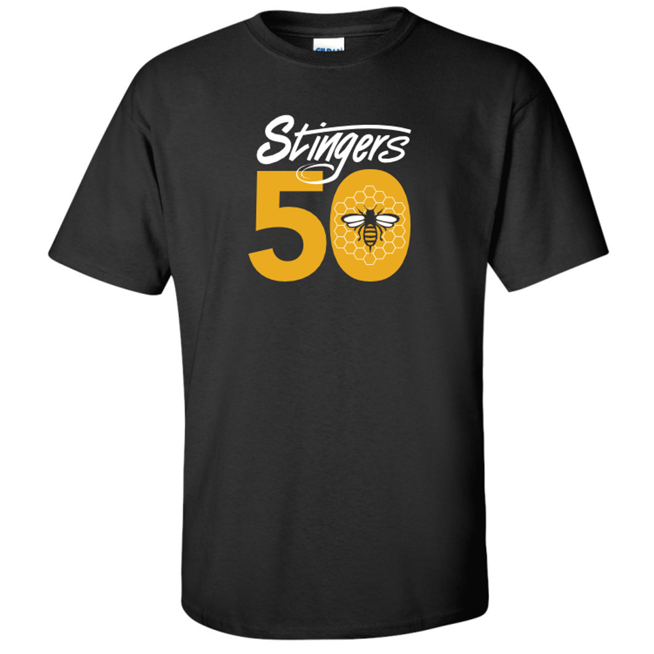 MD Stingers 50th Anniversary Tee, Black (2C) MD Stingers 50th Anniversary Tee, Black (2C)