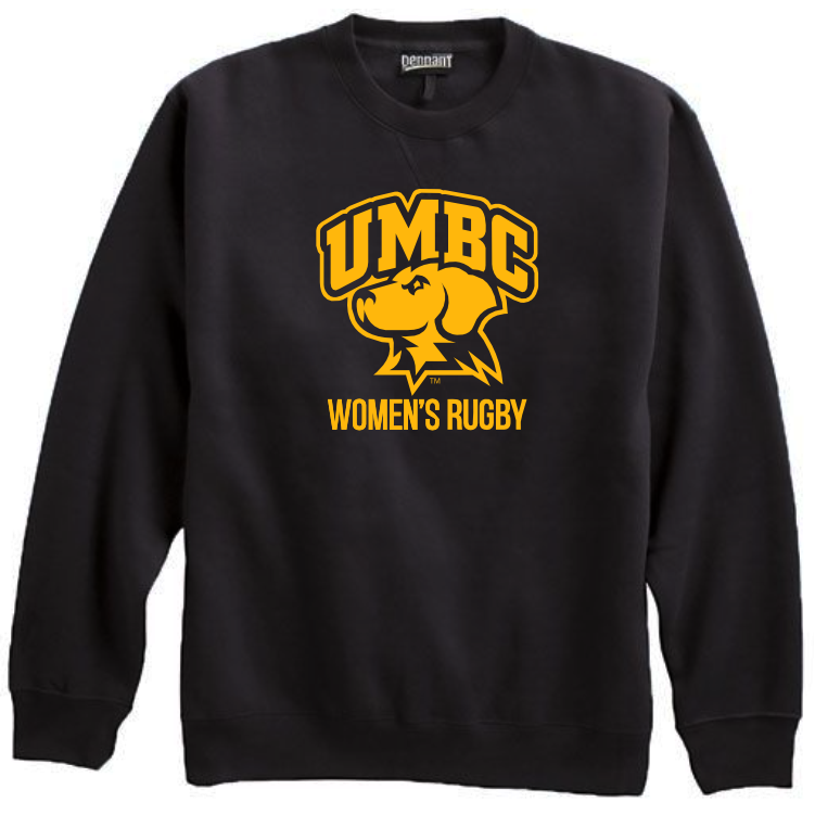 UMBC Women Crewneck Sweatshirt, Retriever Logo