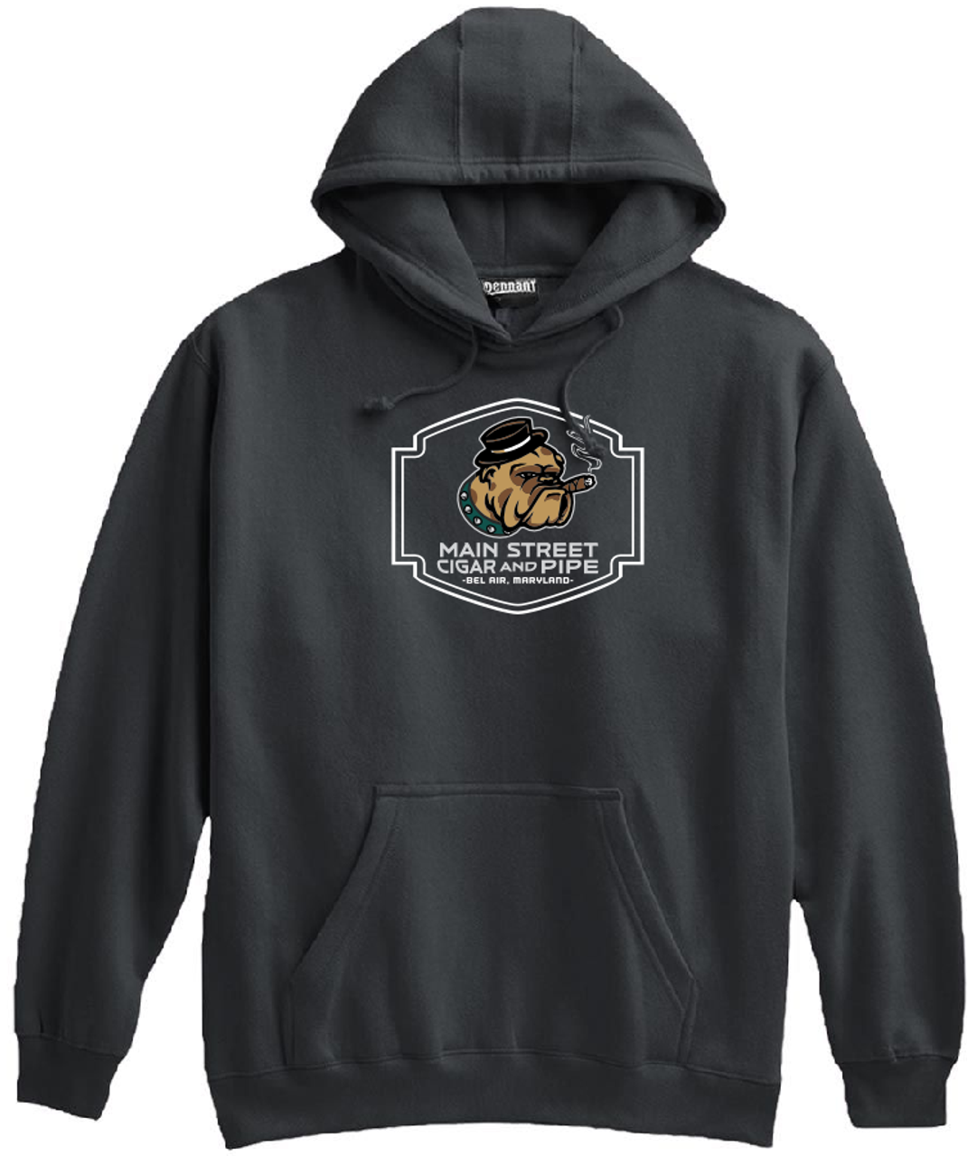 Main Street Cigar Hoodie, Black