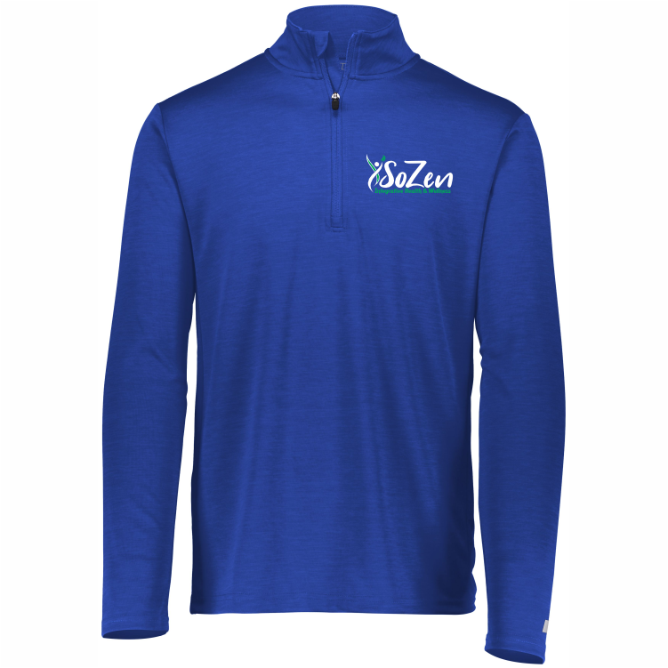 SoZen Health & Wellness Lightweight 1/4-Zip, Royal