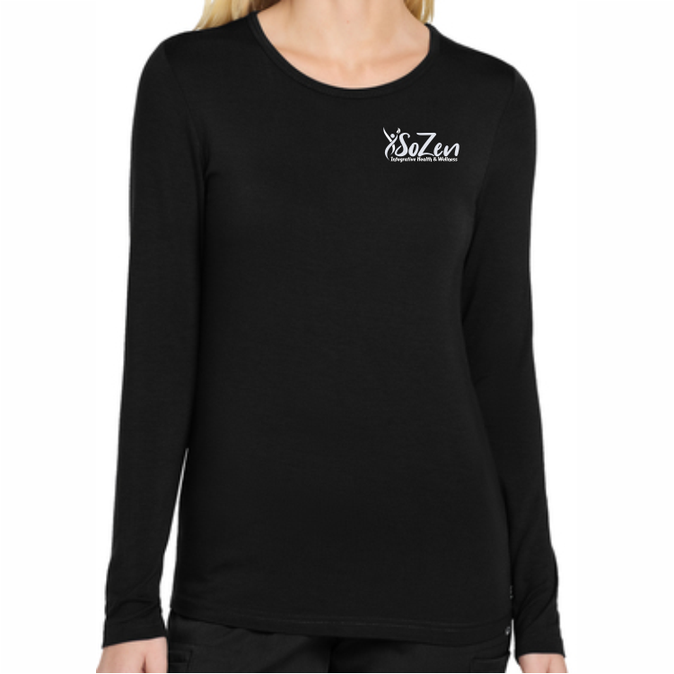 SoZen Health & Wellness Ladies Base Layer, Black