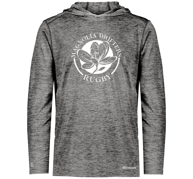 Magnolia Drifters Hooded Long Sleeve Performance Tee