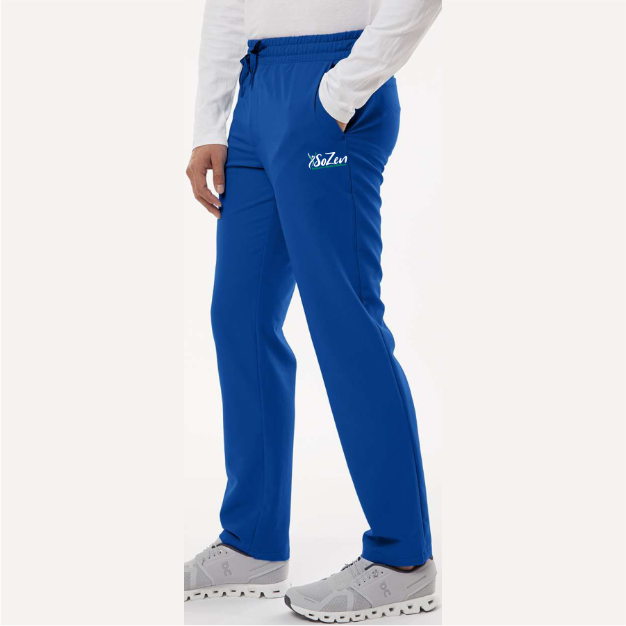 SoZen Health & Wellness Scrub Pants, Royal