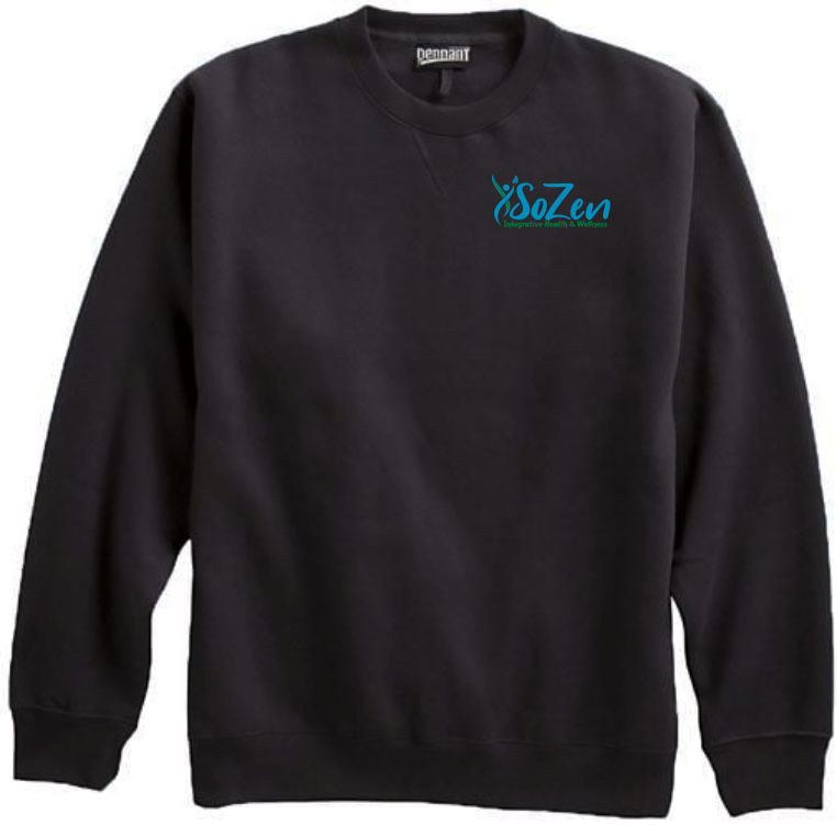 SoZen Health & Wellness Crewneck, Black