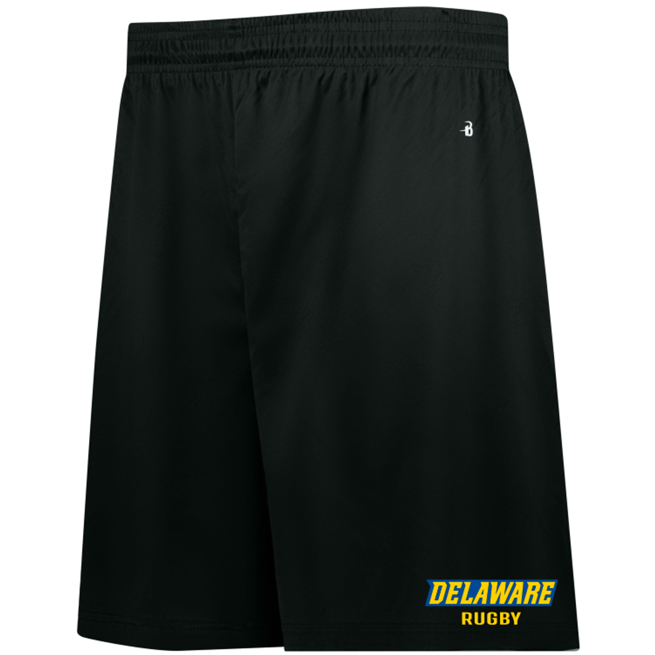 Delaware Rugby 7" Inseam Shorts, Black