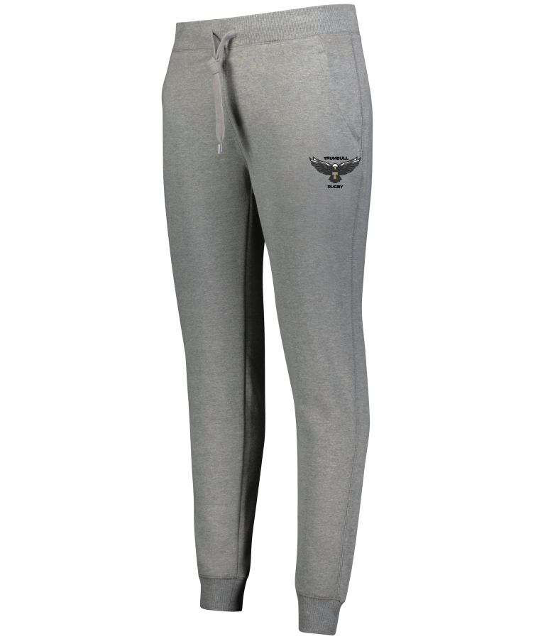 Trumbull HS Boys Rugby Joggers, Gray