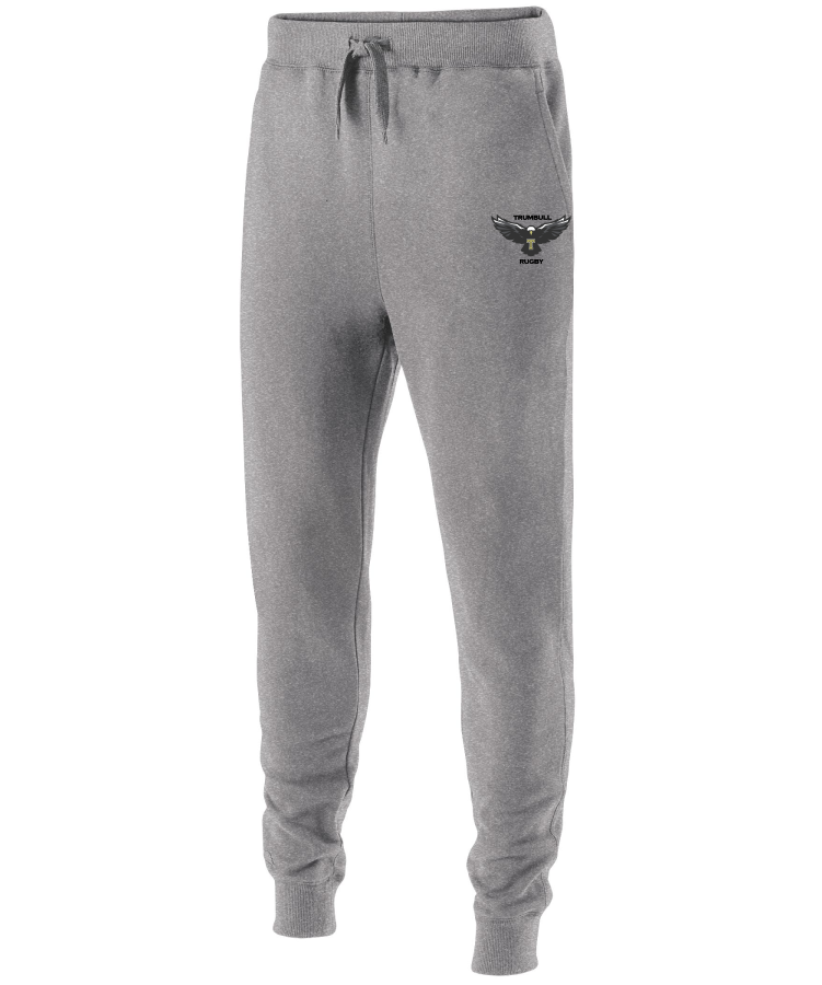 Trumbull HS Girls  Rugby Joggers, Gray