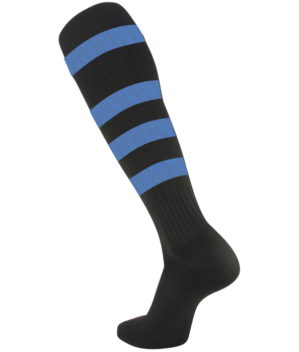 Black/Columbia Hoop Socks