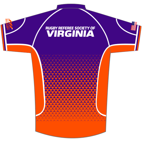 Referee Society of Virginia Loose-Fit Jersey, Purple/Orange