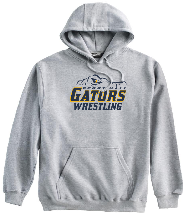 Perry Hall HS Wrestling Hoodie, Gray