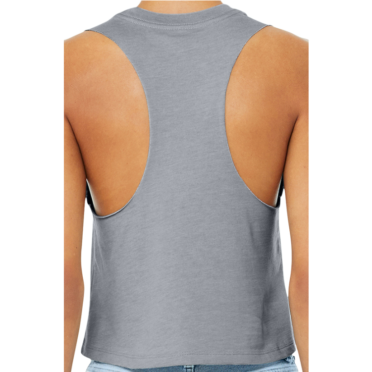 Eastern States Storm Ladies Cropped Tank, Gray