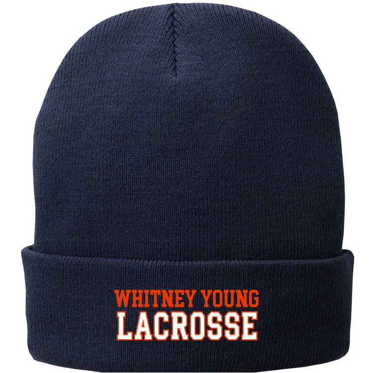  Whitney Young HS Lacrosse Fleece Lined Beanie