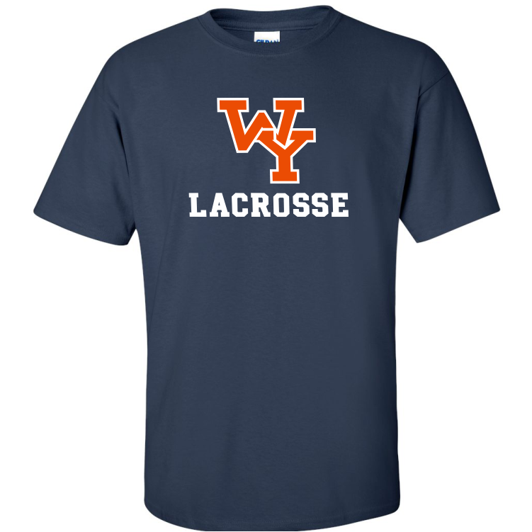 Whitney Young HS Lacrosse Cotton Tee, Navy