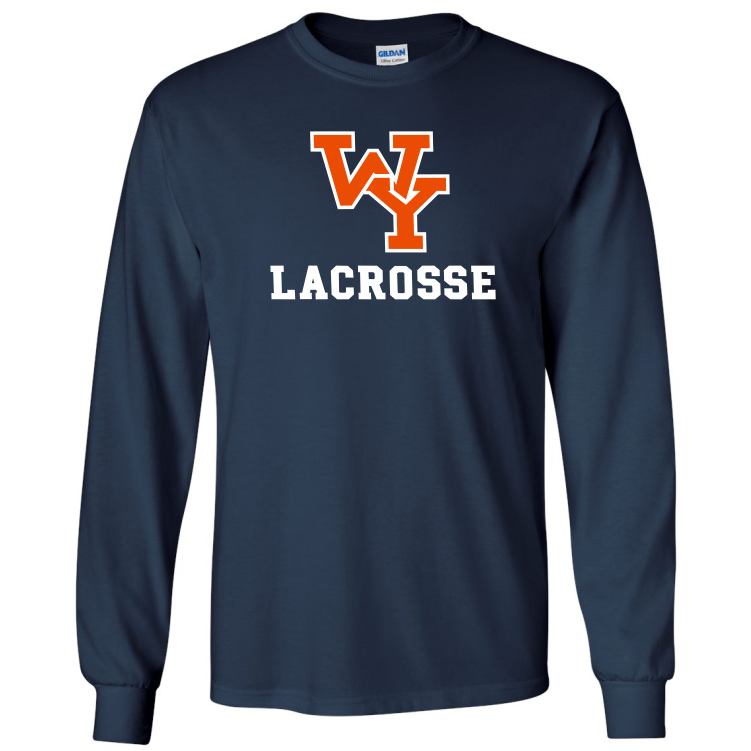 Whitney Young HS Lacrosse Cotton Tee, Navy