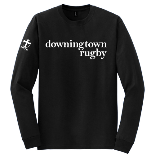 Downingtown 'Rugby Changes Lives' Fundraiser Tee,  Black