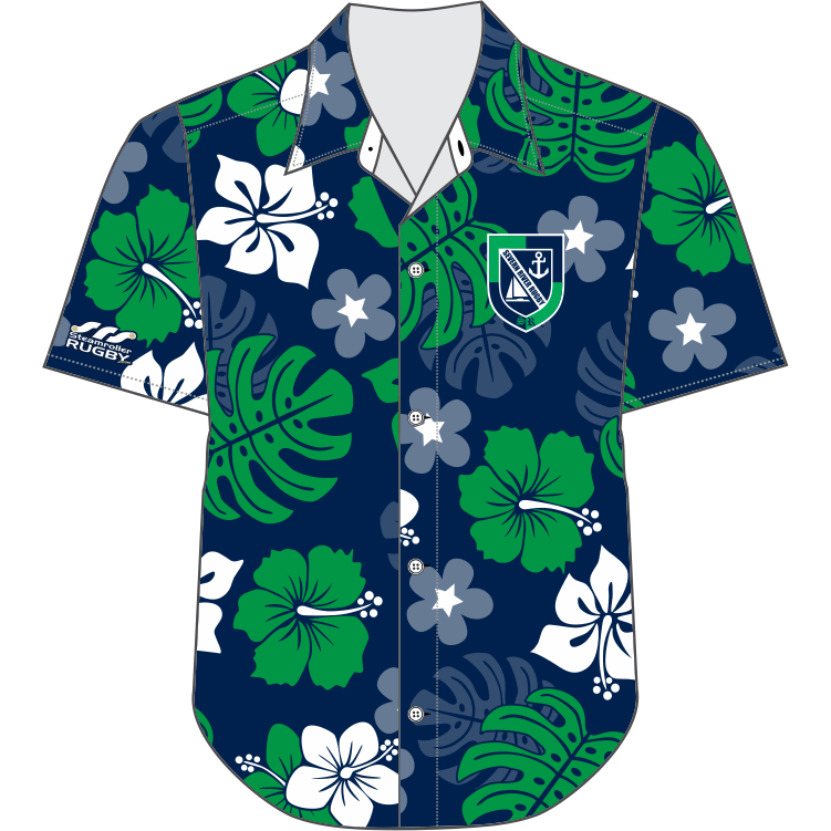 Severn River Hawaiian Button Down Shirt 