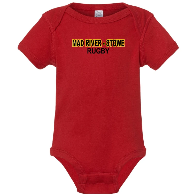 Mad River Stowe RFC Infant Onesie, Red