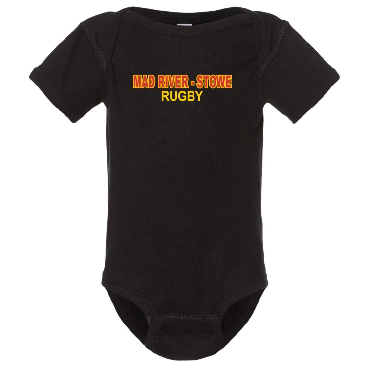 Mad River Stowe RFC Infant Onesie, Black