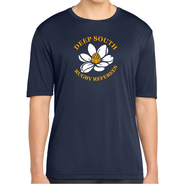 Deep South Rugby Referees Performance Tee, Navy