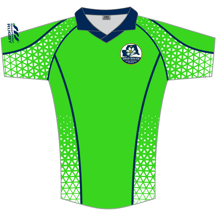Deep South Rugby Referees Loose Cut Jersey, Green