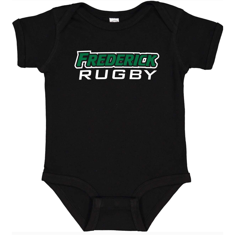 Frederick RFC Baby Onesie, Black