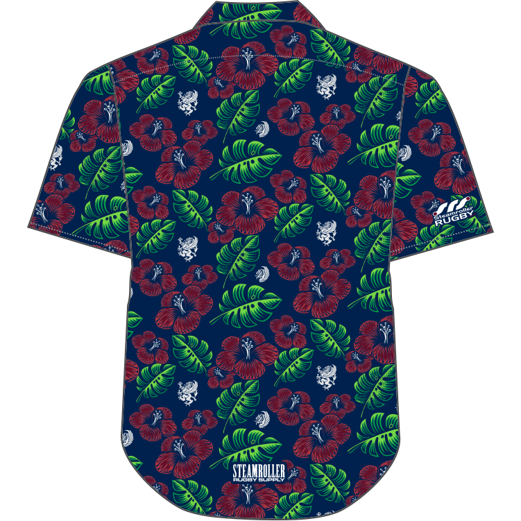 Montgomery Bucks Hawaiian Button Down Shirt