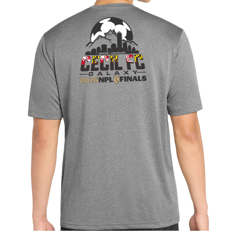 Cecil FC Galaxy Performance Tee, Gray