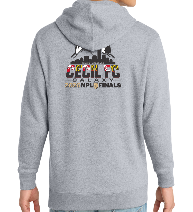Cecil FC Galaxy Hooded Sweatshirt, Gray