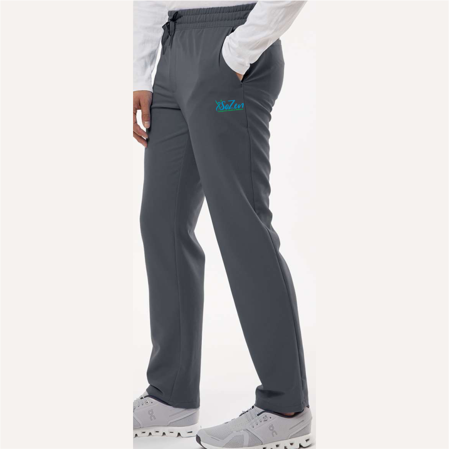 SoZen Health & Wellness Scrub Pants, Gray