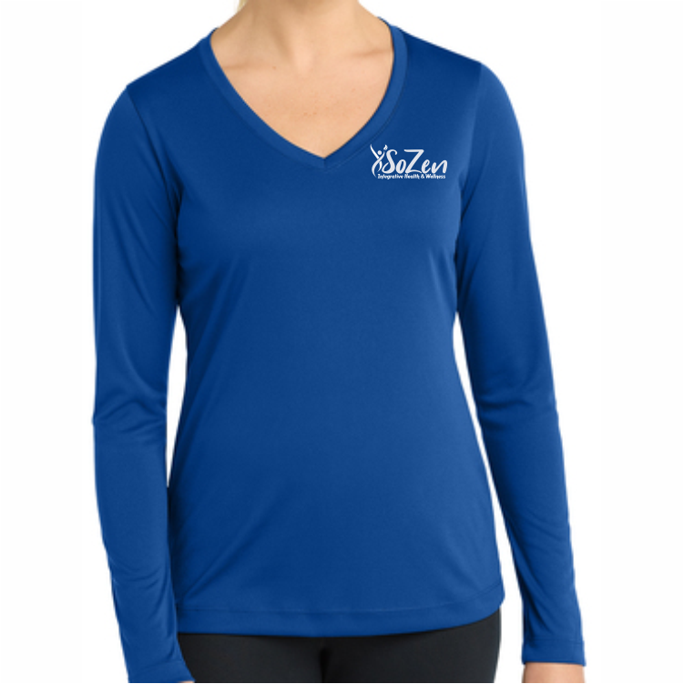 SoZen Health & Wellness Performance Tee, Royal