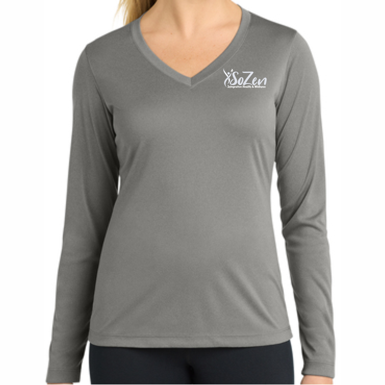 SoZen Health & Wellness Performance Tee, Gray