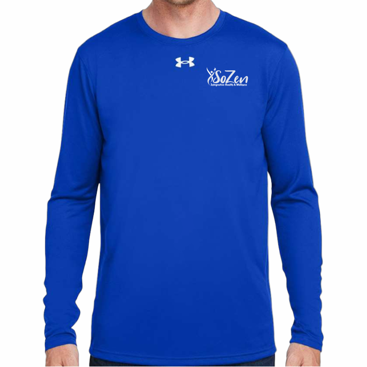 SoZen Health & Wellness UA LS Performance Tee, Royal