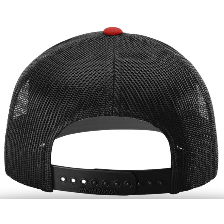 Vipers Rugby Snapback Hat, Red/Black