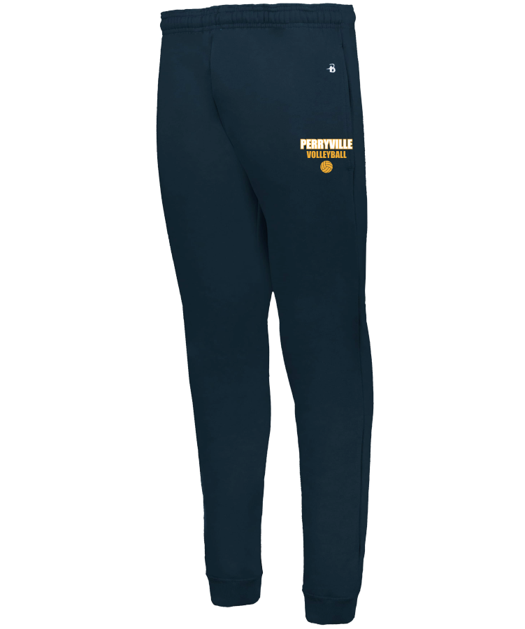 Perryville Volleyball Fleece Joggers, Navy
