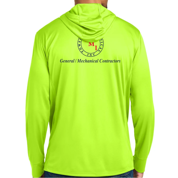 TMI Carhartt Hooded Tee, Bright Lime