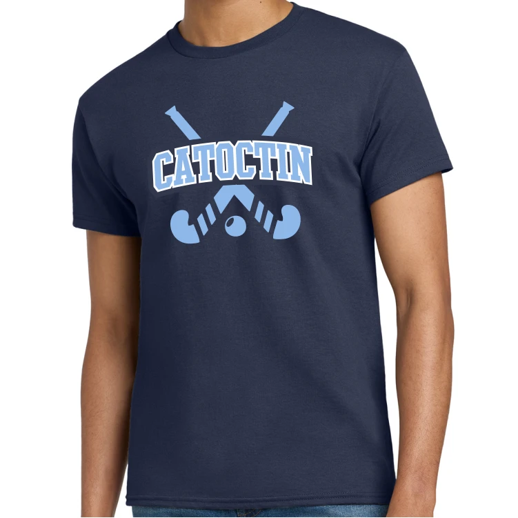 Catoctin Cougars Field Hockey Cotton Tee, Navy
