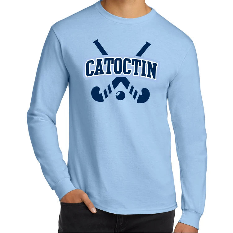 Catoctin Cougars Field Hockey Cotton Tee, Light Blue
