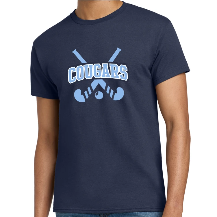 Catoctin Cougars Field Hockey Cotton Tee, Navy