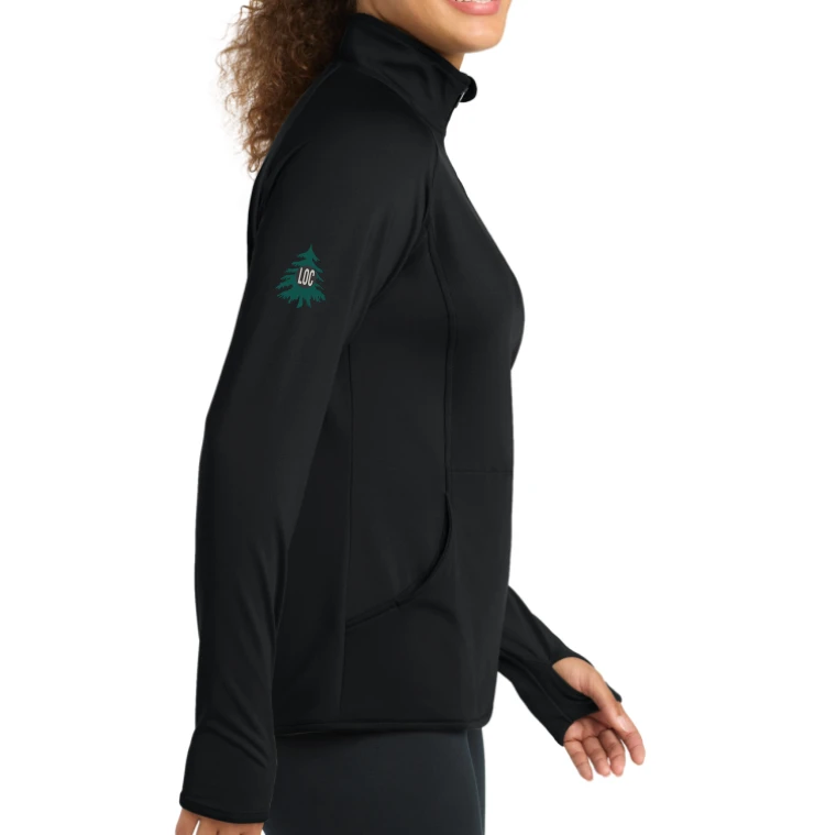 Loyola Rugby 50th Anniversary 1/4-Zip, Black