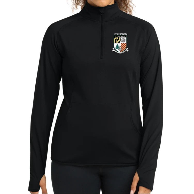 SLOB Rugby 1/4-Zip, Black