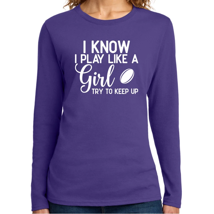 Try to Keep Up Tee, Purple