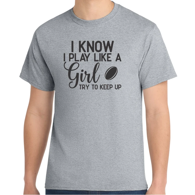 Try to Keep Up Tee, Sport Gray
