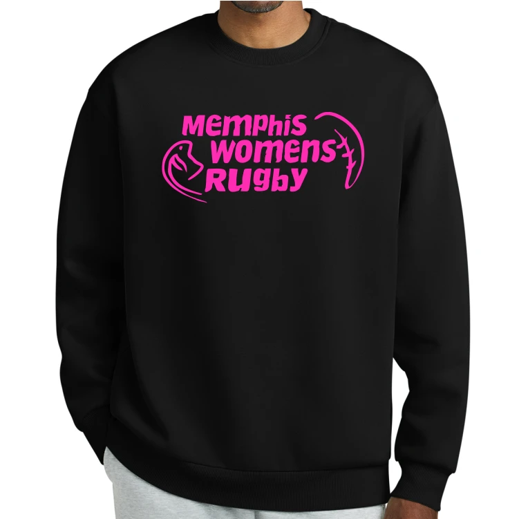 Memphis WRFC Crewneck Sweatshirt, Black